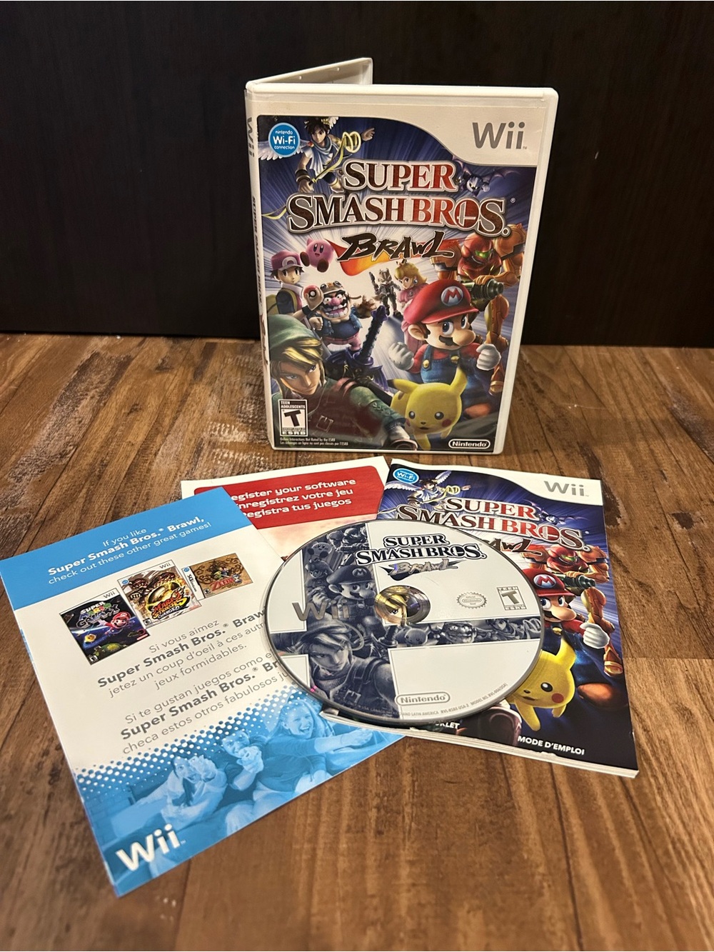 Super Smash Bros Brawl Nintendo Wii Complete Tested